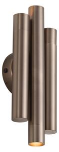 Lampada da parete moderna bronzo scuro 3 luci - Pipes