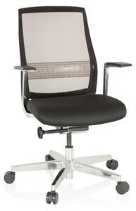 Sedia da ufficio ergonomica, con supporto lombare regolabile, auto-riparante, colore nero