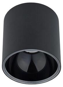 Faretto moderno a plafone rotondo Ø127mm GU10 nero lampada a plafone a plafone faretto corridoio soggiorno ROBINA