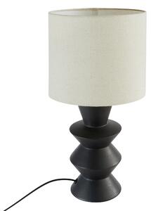 Lampada da tavolo con base in Vetroceramica, modello YULIA, altezza 40 cm