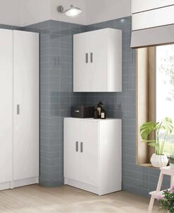 Armadio bianco salvaspazio 59x80h cm - Pan