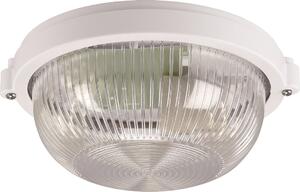 Plafoniera per esterni E27 IP65 rotonda Ø 18 cm bianco marittimo