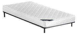 Set DANAE di DREAMEA: telaio a doghe + materasso schiuma spessore 15 cm 90 x 190 cm