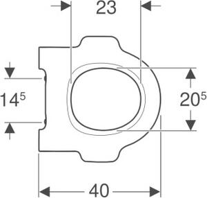 Geberit 502971SX1 Bambini anello per sedile WC per bambini