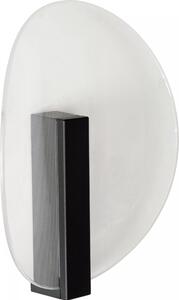 Applique da esterno a LED LAREDO, nero-trasparente, 9 W, bianco caldo, 296 lm, plastica, dimensioni: 32,4 x 10,6 x 23 cm, IP54, Lucide