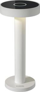Lampada da tavolo SOMPEX Boro, altezza: 220 mm, ø: 90 mm, alluminio bianco