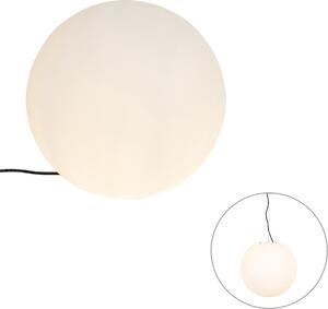 Lampada da esterno moderna, bianca, 45 cm, IP44, Nura