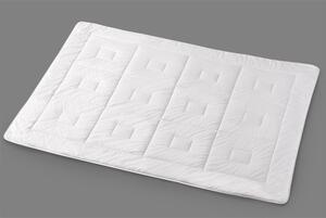 OBB Fibra di bambù Coperta per tutte le stagioni Bianca Mono 135x200 cm