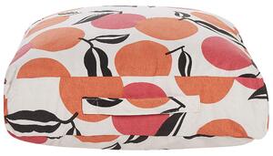 Pouf multicolore ⌀ 50 cm dalla forma quadrata stile boho cuscino da pavimento salotto Beliani