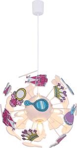 Globo Lighting lampada a sospensione in plastica bianca, 4x E14