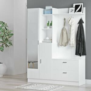 Mobile ingresso appendiabiti bianco 140x181h cm - Anumali