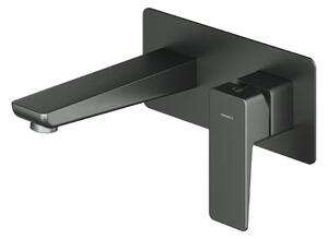 Omnires PARMA PM7415GR Miscelatore incasso per lavabo, grafite
