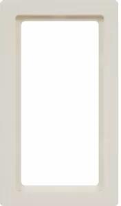 Berker 13096089 Cornice con ampio foro, bianco polare, con Berker Q.1
