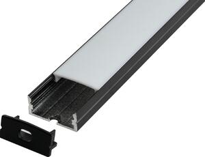ARTECTA Profile Pro 32 Profilo nero - per strisce LED di larghezza inferiore a 20 mm fino a 15 W/m - 2 m