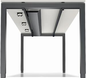 Passacavi per scrivania Cito 1200 mm Colore grigio antracite