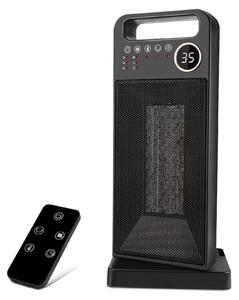 Stufa ventilata in Vetroceramica, 2000 W, modello ECO, con telecomando e oscillazione a 70°