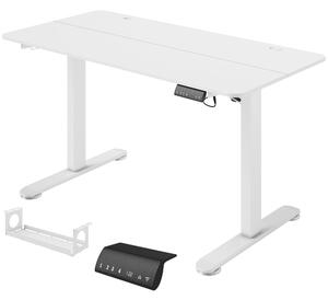 Vinsetto Scrivania elettrica regolabile in altezza per computer, 140x70x116 cm, Bianco | Aosom Italy
