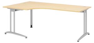 Bümö Scrivania Serie B - Decorazione: acero, dimensioni: scrivania angolare 200 x 120 cm