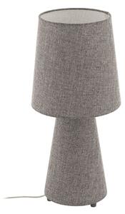 Tischlampe Carpara 2-flg. 47cm Grau Eglo 97132