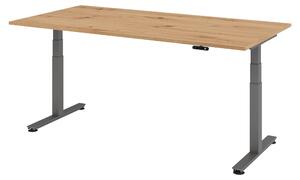 Scrivania elettrica bümö XDSM - Finitura: rovere nodoso, struttura: grafite, dimensioni: 200 x 100 cm