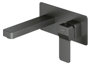 Omnires SLIDE SL7715GR Miscelatore incasso per lavabo, grafite