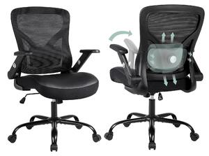 Sedia da ufficio ergonomica con supporto lombare, regolabile in altezza