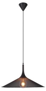 Lampadario a sospensione con filo KIRUNA 1xE27/40W/230V diametro 50 cm nero