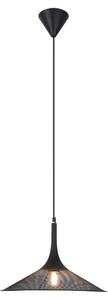 Lampadario a sospensione con filo KIRUNA 1xE27/40W/230V diametro 36 cm nero