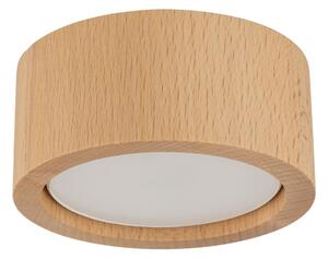Lampada da soffitto in metallo legno rotonda Ø 9,5 cm a plafone in faggio GX53 lampada spot moderna da soffitto luce spot da soffitto