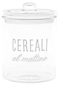 Barattolo in vetro borosilicato Cereali al Mattino ø15 cm