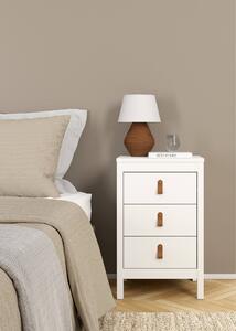 Comodino in legno bianco 43x38x70h cm - Lombardia