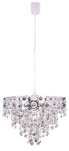 Lampada a sospensione in acrilico Näve; colore: cromato; trasparente, codice prodotto: 7048642