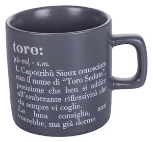 Tazzina da caffè 90 ml in porcellana bone china con decorazione Victionary Zodiaco - Capricorno