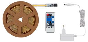 Striscia LED COB, dimmerabile, con telecomando