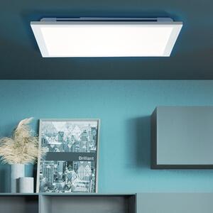 BRILLIANT ALLIE LED plafoniera a pannello metallo plastica bianco G96946/05 con telecomando