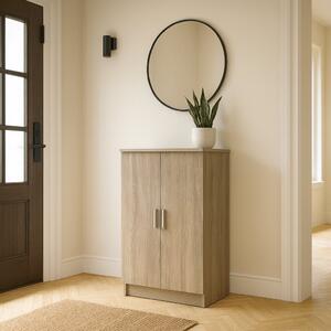 Scarpiera basic 2 ante rovere 54x108h cm - Abram