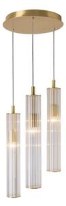 Zuma Line 1221 - Lampadario a sospensione con cavo ARIA 3xE14/7W/230V dorato