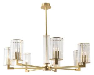 Zuma Line 1223 - Lampadario a stelo ARIA 7xE14/7W/230V dorato