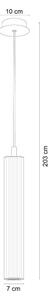 Zuma Line 1220 - Lampada a sospensione con cavo ARIA 1xE14/7W/230V dorata