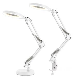 Lampada da tavolo LED dimmerabile con lente d'ingrandimento 2 in 1 AURIQ LOUPE LED/10W/5V 3000/4000/6500K bianca