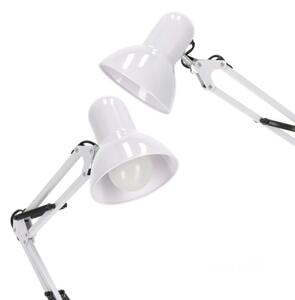 Lampada da terra flessibile AURIQ 1xE27/60W/230V 184 cm bianca