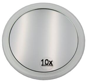 Specchio con ventosa, in acrilico, ingrandimento 10x, Ø 15 cm