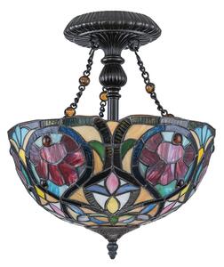 Quoizel QZ-LARISSA-SF - Plafoniera Tiffany LARISSA 2xE27/60W/230V