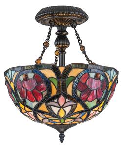 Quoizel QZ-LARISSA-SF - Plafoniera Tiffany LARISSA 2xE27/60W/230V