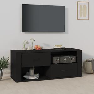 VidaXL Mobile Porta TV Nero Lucido 80x24x32 cm in Truciolato