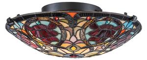 Quoizel QZ-LARISSA-F - Plafoniera in stile Tiffany LARISSA 2xE27/40W/230V