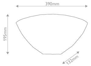 Quoizel QZ-LARISSA-WU - Lampada da parete Tiffany LARISSA 2xE14/40W/230V