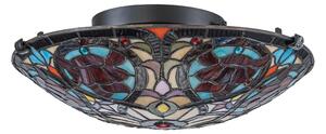 Quoizel QZ-LARISSA-F - Plafoniera in stile Tiffany LARISSA 2xE27/40W/230V