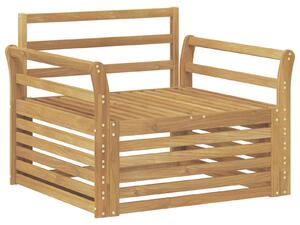 Divano da esterno in legno massello di acacia bianco