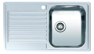 Reginox lavello, lavello da cucina in acciaio inox Centurio L10 vasca destra 36x42 cm R23204